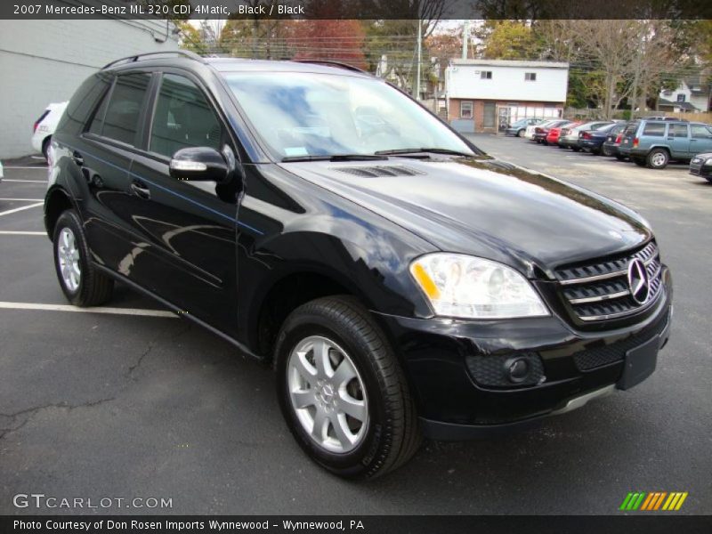 Black / Black 2007 Mercedes-Benz ML 320 CDI 4Matic