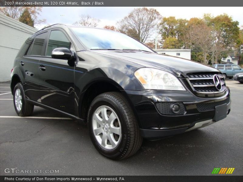 Black / Black 2007 Mercedes-Benz ML 320 CDI 4Matic