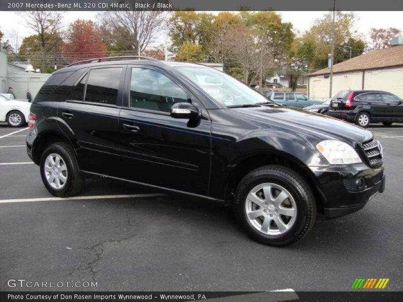 Black / Black 2007 Mercedes-Benz ML 320 CDI 4Matic