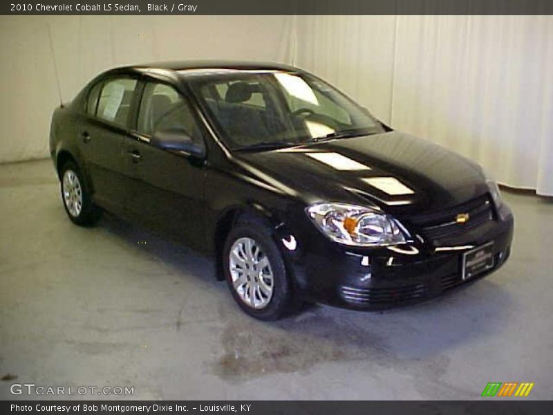 Black / Gray 2010 Chevrolet Cobalt LS Sedan