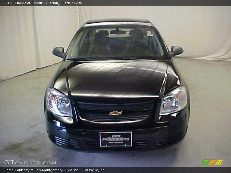 Black / Gray 2010 Chevrolet Cobalt LS Sedan