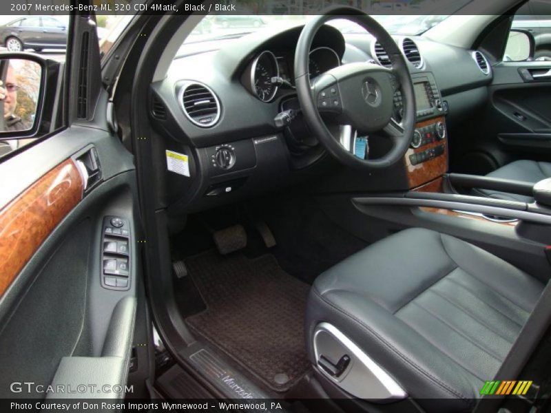 Black Interior - 2007 ML 320 CDI 4Matic 