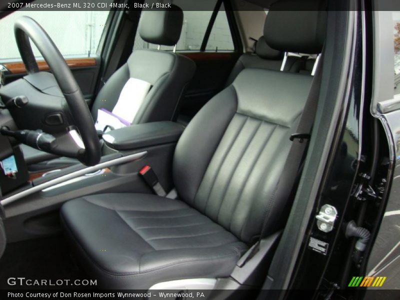  2007 ML 320 CDI 4Matic Black Interior