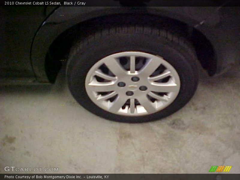 Black / Gray 2010 Chevrolet Cobalt LS Sedan