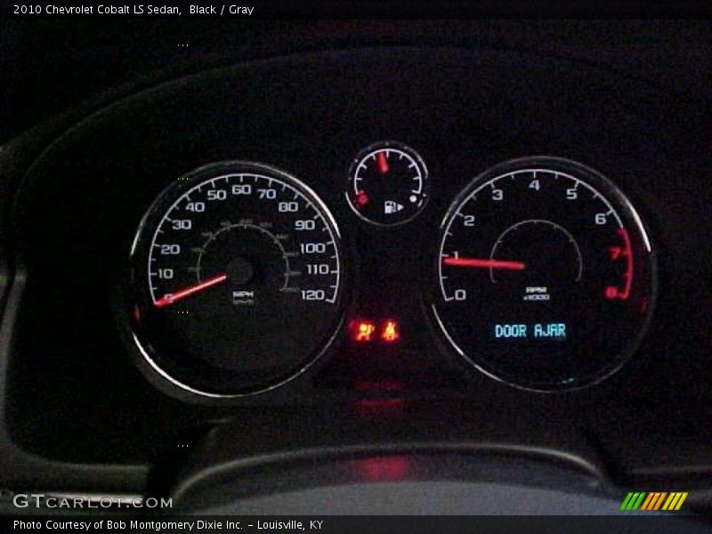 Black / Gray 2010 Chevrolet Cobalt LS Sedan