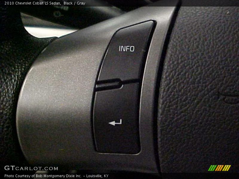 Black / Gray 2010 Chevrolet Cobalt LS Sedan