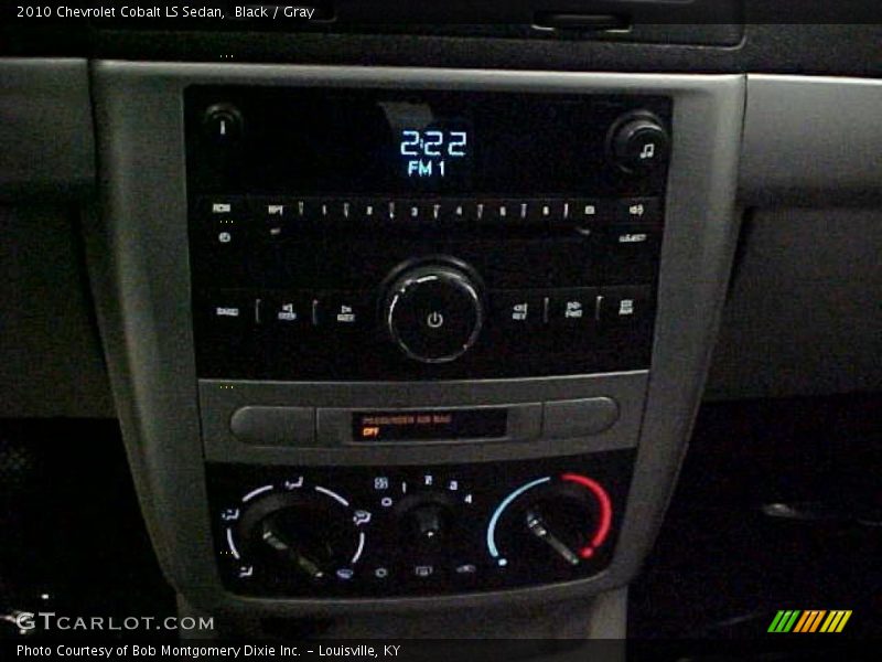 Black / Gray 2010 Chevrolet Cobalt LS Sedan