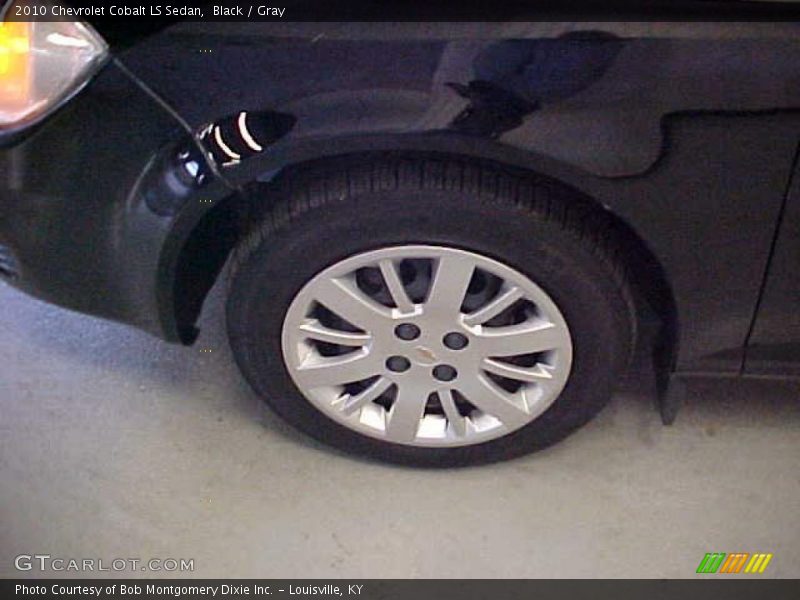Black / Gray 2010 Chevrolet Cobalt LS Sedan