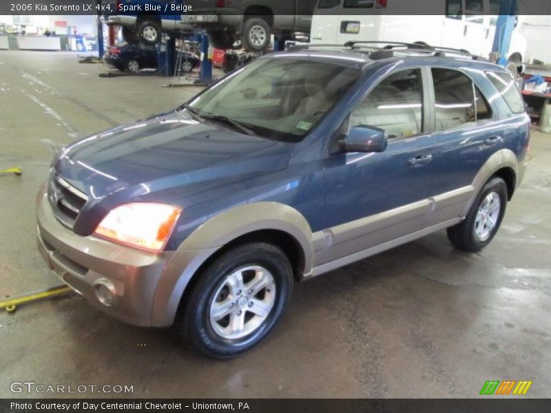 Spark Blue / Beige 2006 Kia Sorento LX 4x4