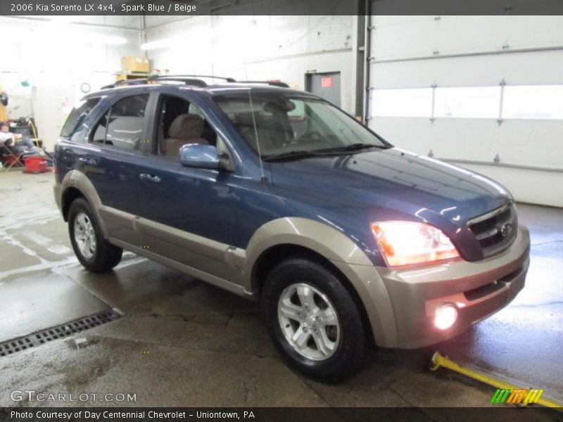 Spark Blue / Beige 2006 Kia Sorento LX 4x4