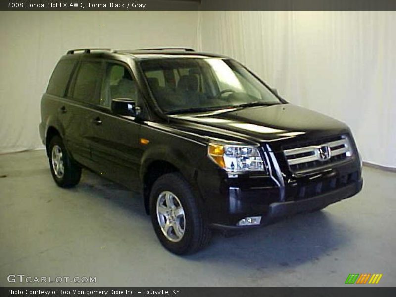 Formal Black / Gray 2008 Honda Pilot EX 4WD