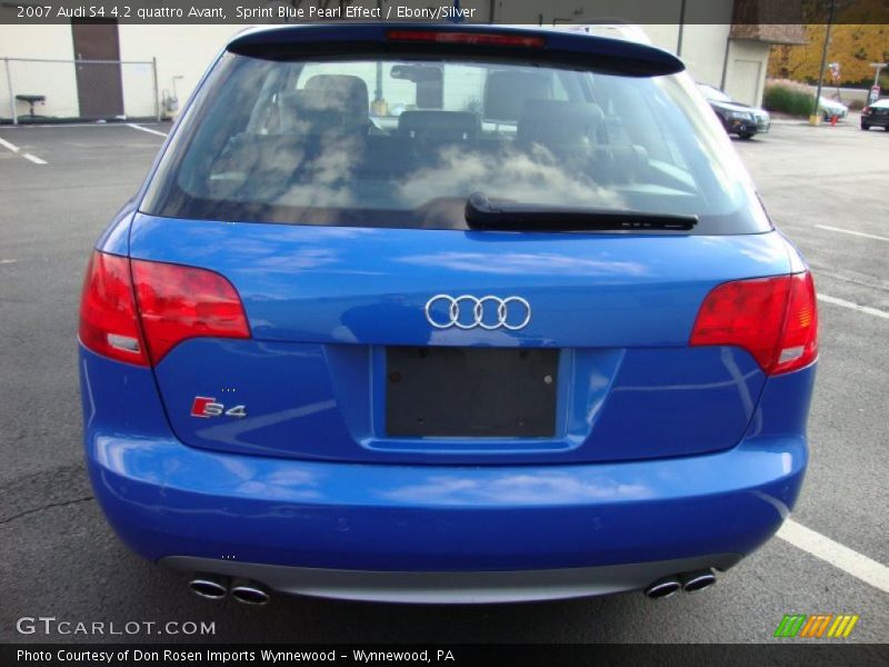  2007 S4 4.2 quattro Avant Sprint Blue Pearl Effect