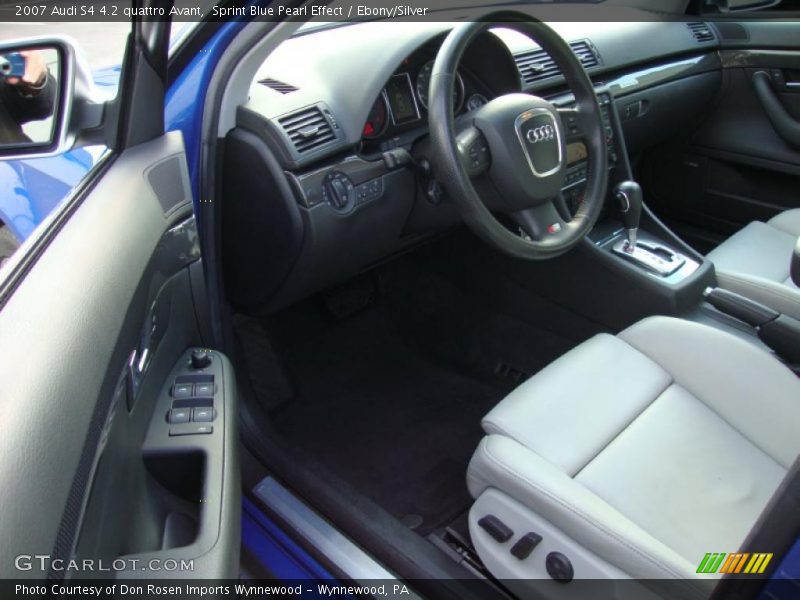 Ebony/Silver Interior - 2007 S4 4.2 quattro Avant 