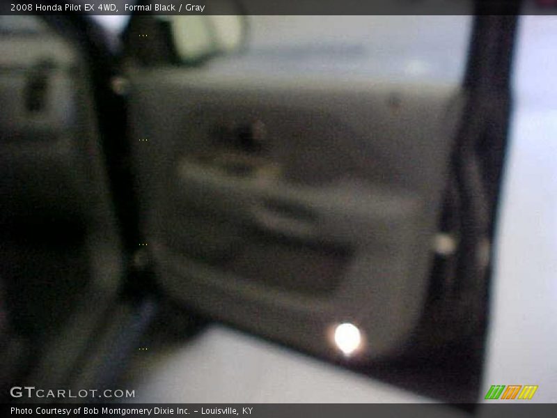 Formal Black / Gray 2008 Honda Pilot EX 4WD