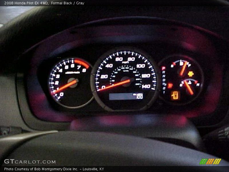Formal Black / Gray 2008 Honda Pilot EX 4WD
