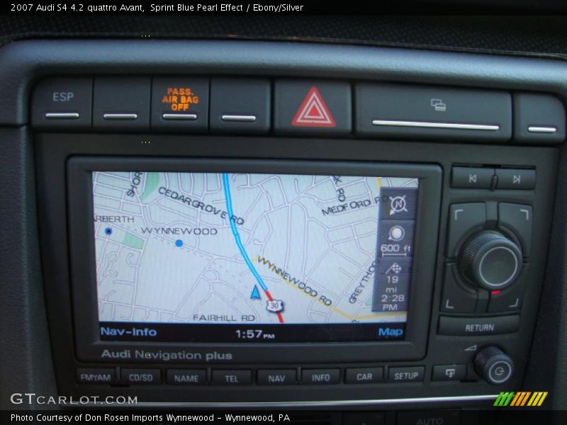 Navigation of 2007 S4 4.2 quattro Avant