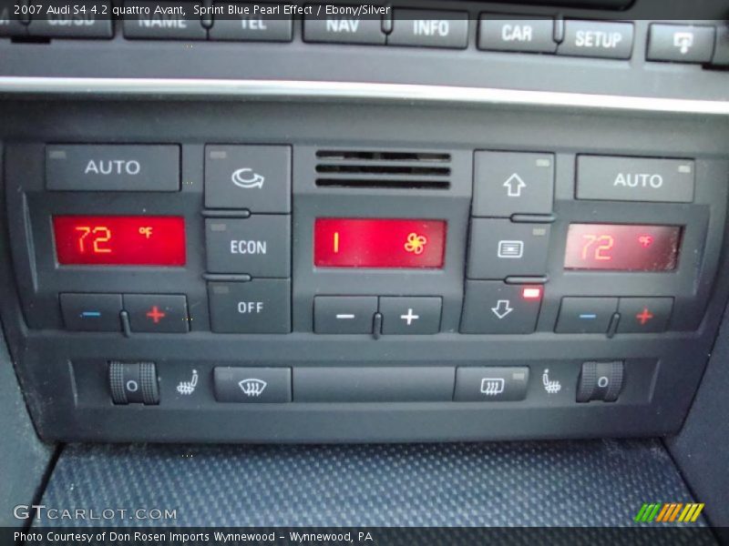 Controls of 2007 S4 4.2 quattro Avant