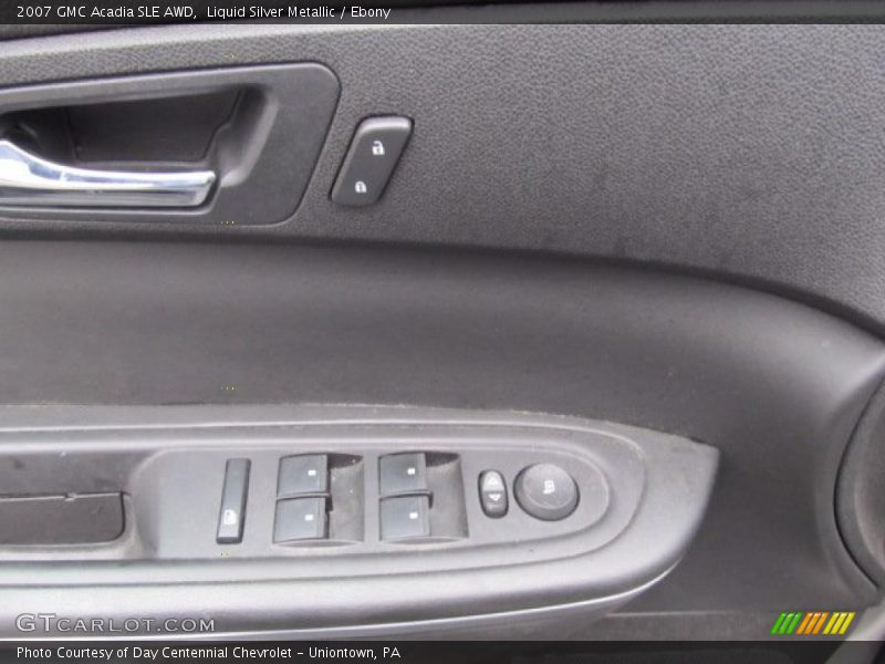 Liquid Silver Metallic / Ebony 2007 GMC Acadia SLE AWD