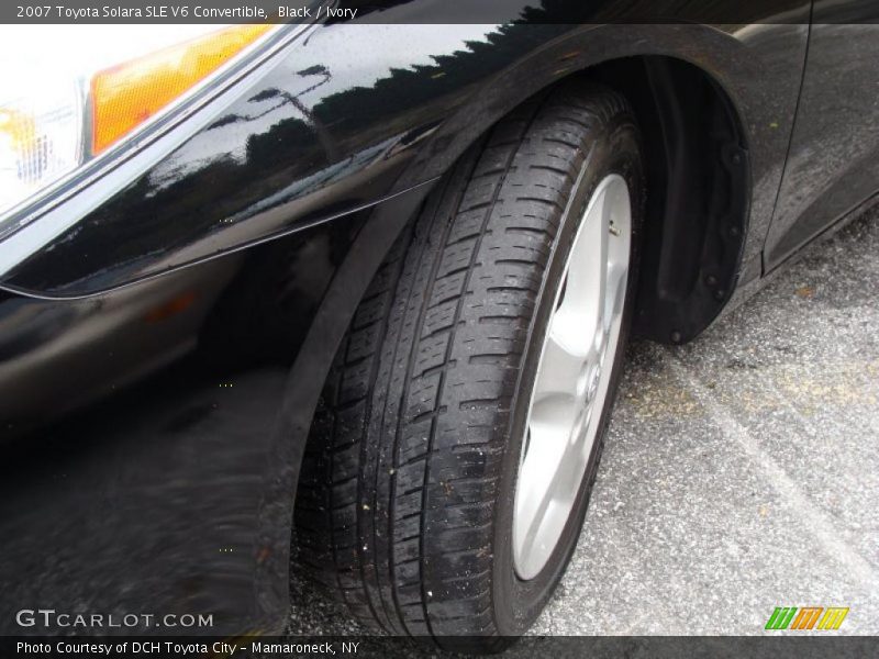 Black / Ivory 2007 Toyota Solara SLE V6 Convertible