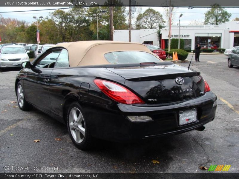 Black / Ivory 2007 Toyota Solara SLE V6 Convertible