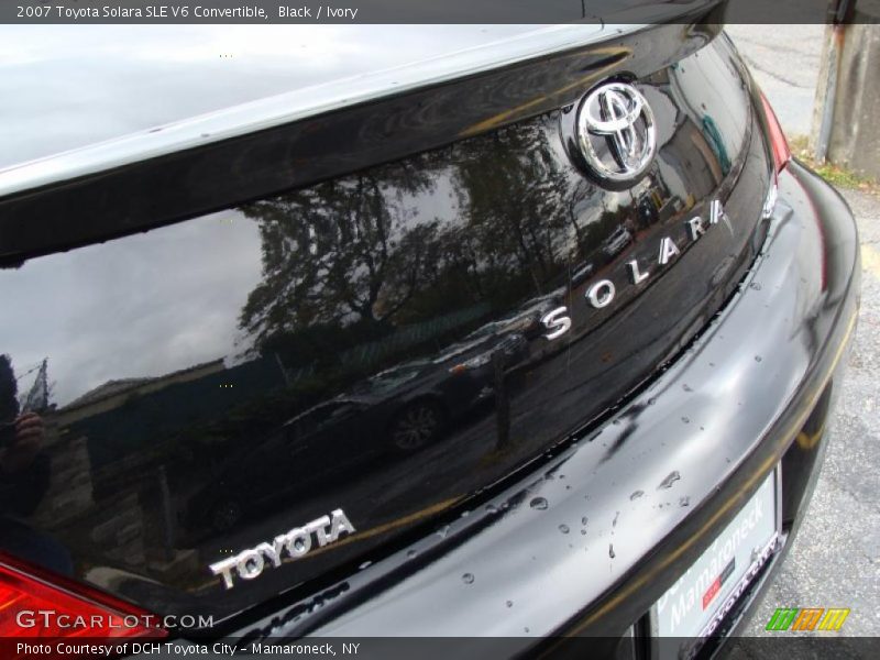 Black / Ivory 2007 Toyota Solara SLE V6 Convertible