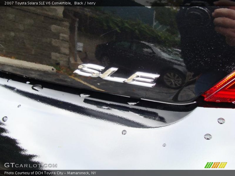 Black / Ivory 2007 Toyota Solara SLE V6 Convertible