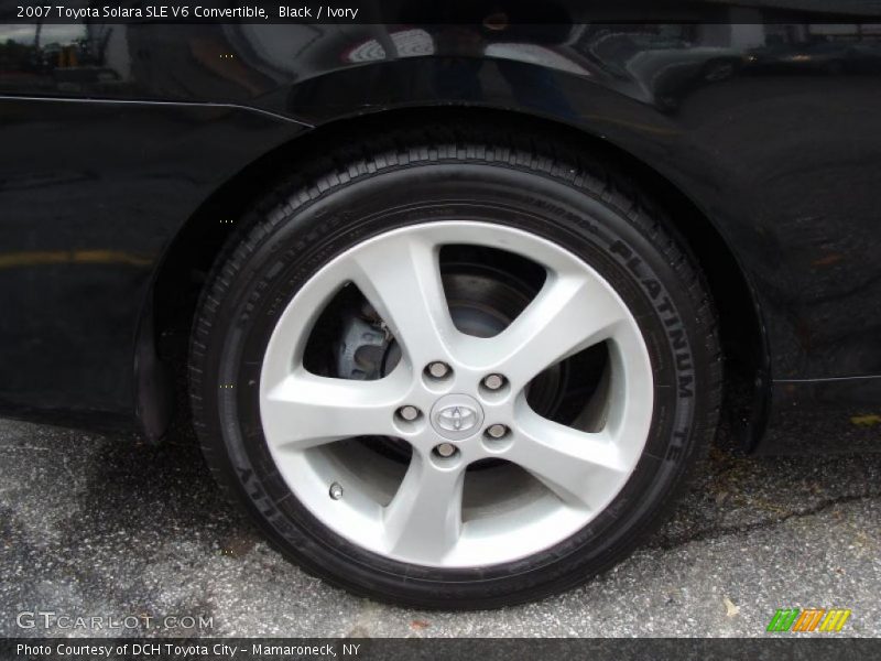 Black / Ivory 2007 Toyota Solara SLE V6 Convertible