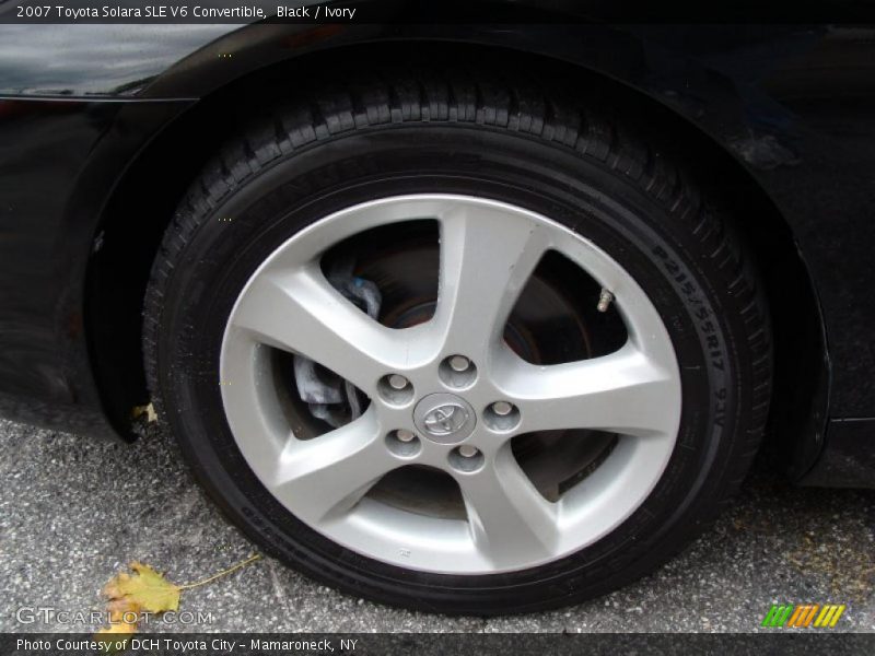 Black / Ivory 2007 Toyota Solara SLE V6 Convertible