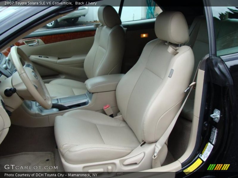 Black / Ivory 2007 Toyota Solara SLE V6 Convertible