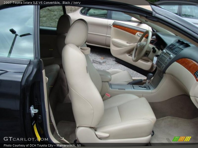 Black / Ivory 2007 Toyota Solara SLE V6 Convertible