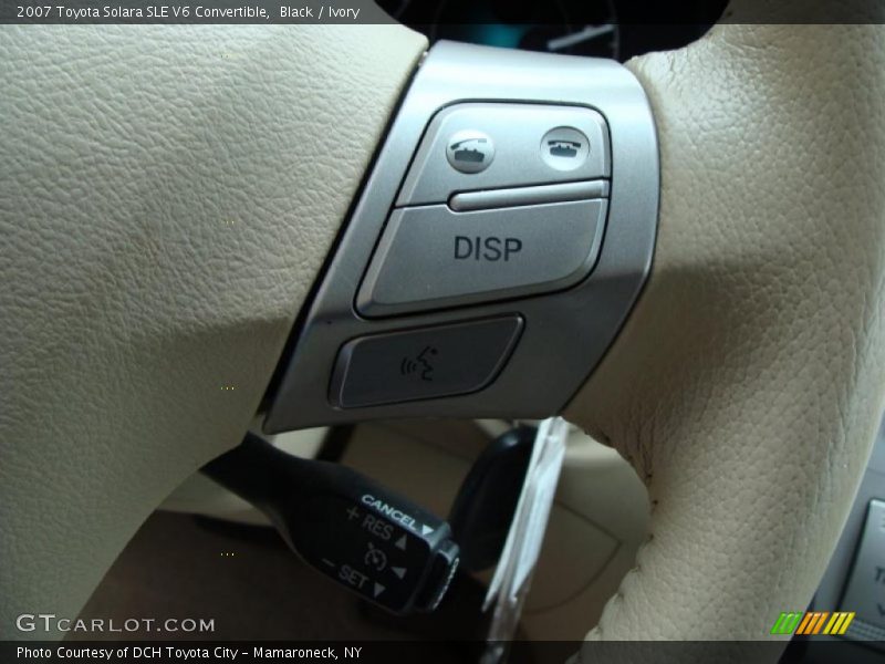 Black / Ivory 2007 Toyota Solara SLE V6 Convertible