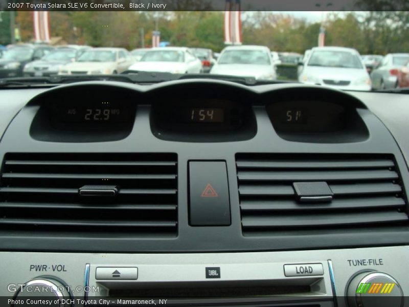 Black / Ivory 2007 Toyota Solara SLE V6 Convertible