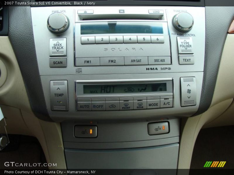 Black / Ivory 2007 Toyota Solara SLE V6 Convertible