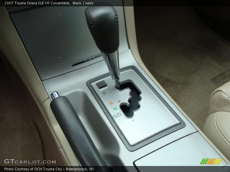 Black / Ivory 2007 Toyota Solara SLE V6 Convertible