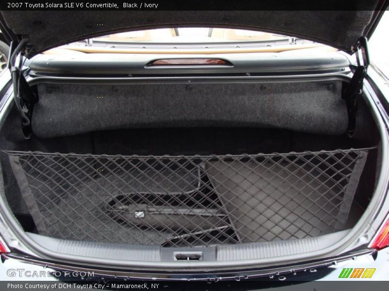 Black / Ivory 2007 Toyota Solara SLE V6 Convertible