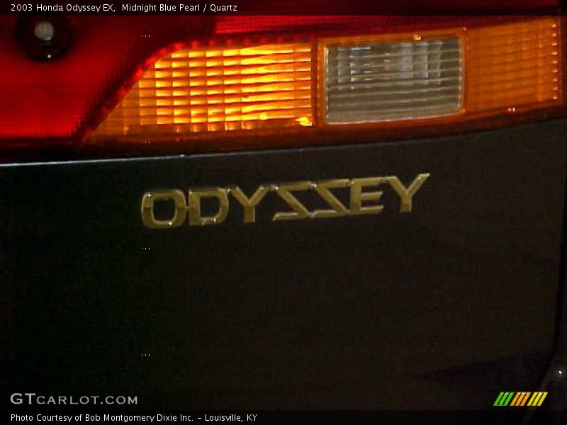 Midnight Blue Pearl / Quartz 2003 Honda Odyssey EX