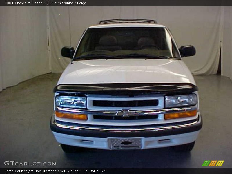 Summit White / Beige 2001 Chevrolet Blazer LT