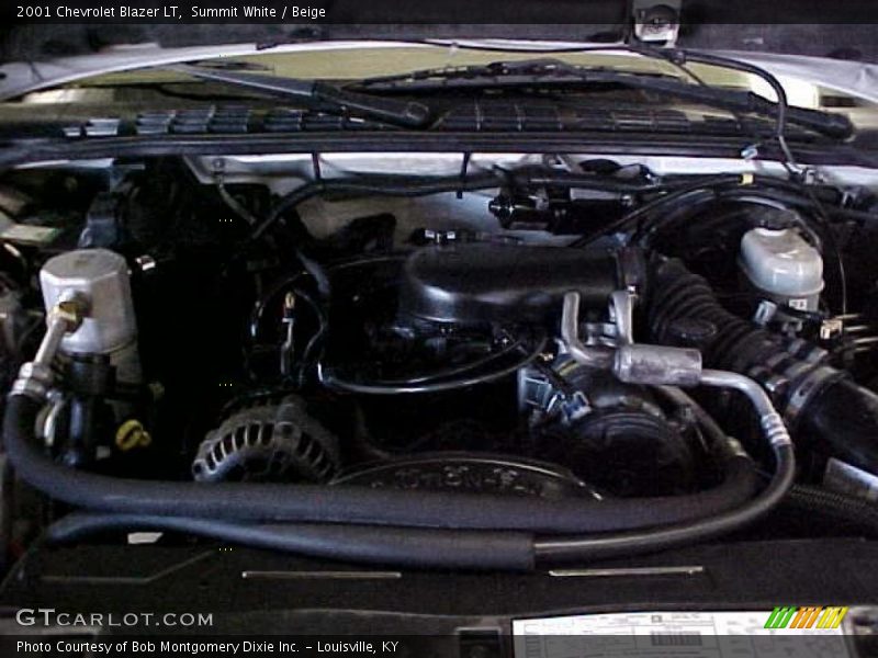 Summit White / Beige 2001 Chevrolet Blazer LT