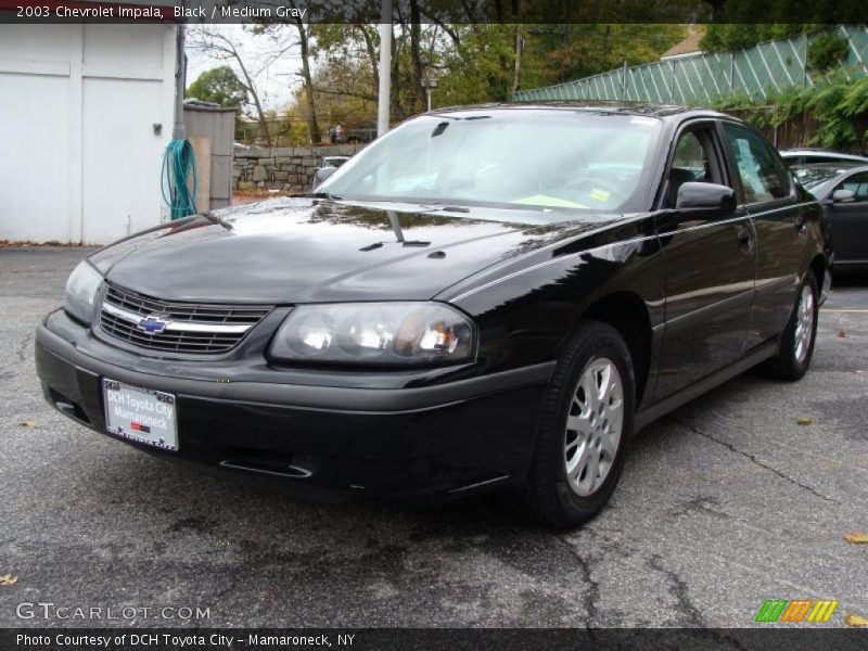 Black / Medium Gray 2003 Chevrolet Impala