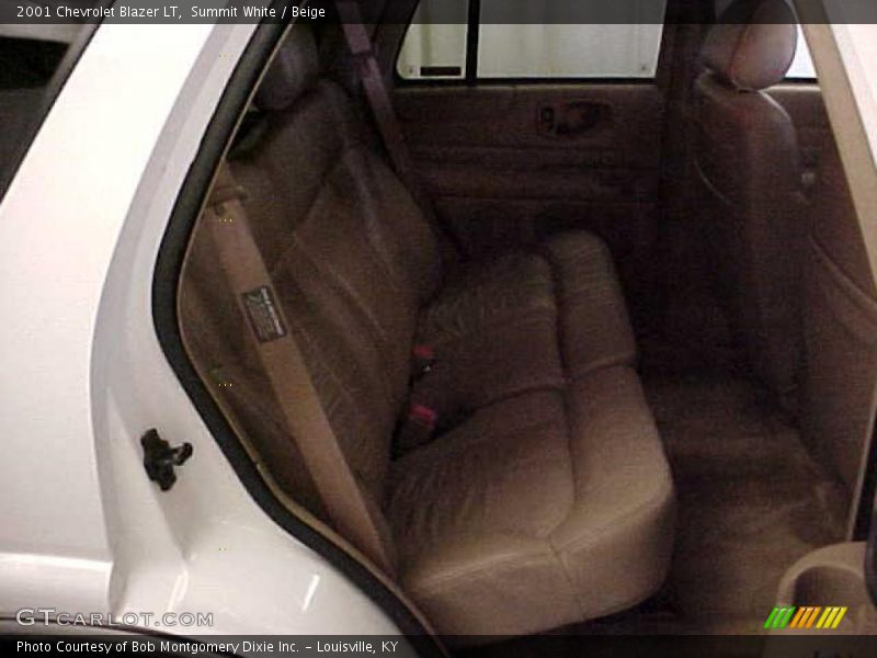 Summit White / Beige 2001 Chevrolet Blazer LT