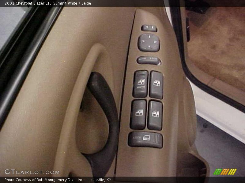 Summit White / Beige 2001 Chevrolet Blazer LT