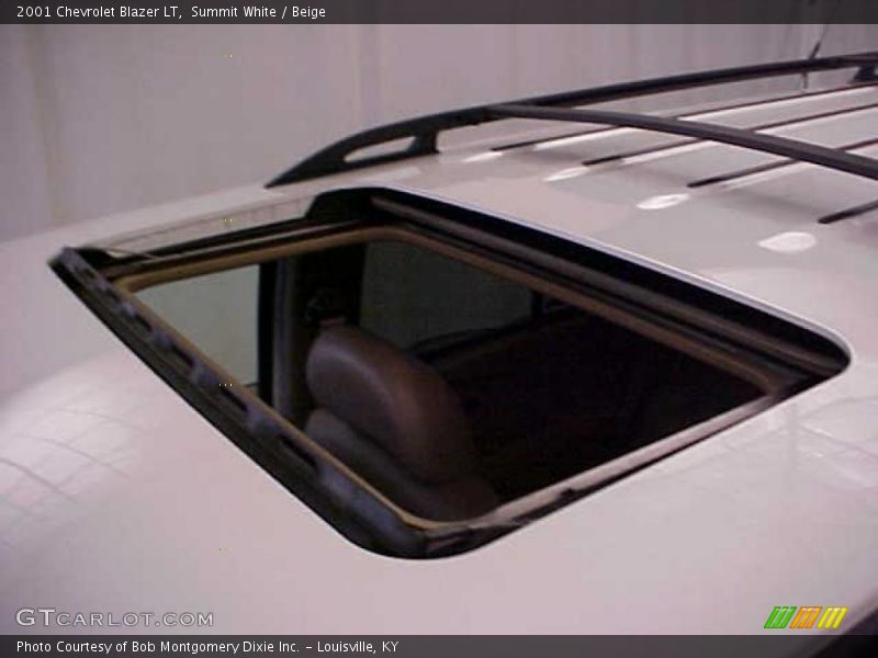Summit White / Beige 2001 Chevrolet Blazer LT