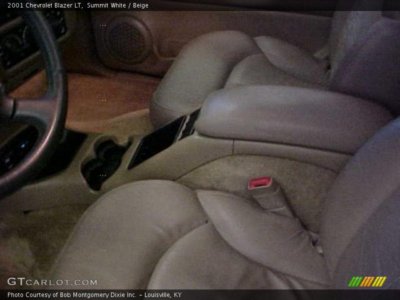 Summit White / Beige 2001 Chevrolet Blazer LT