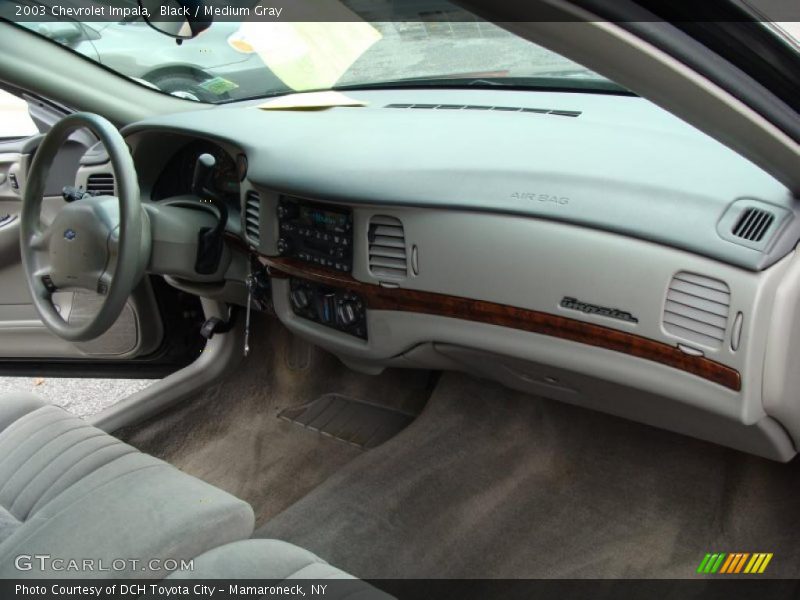 Dashboard of 2003 Impala 