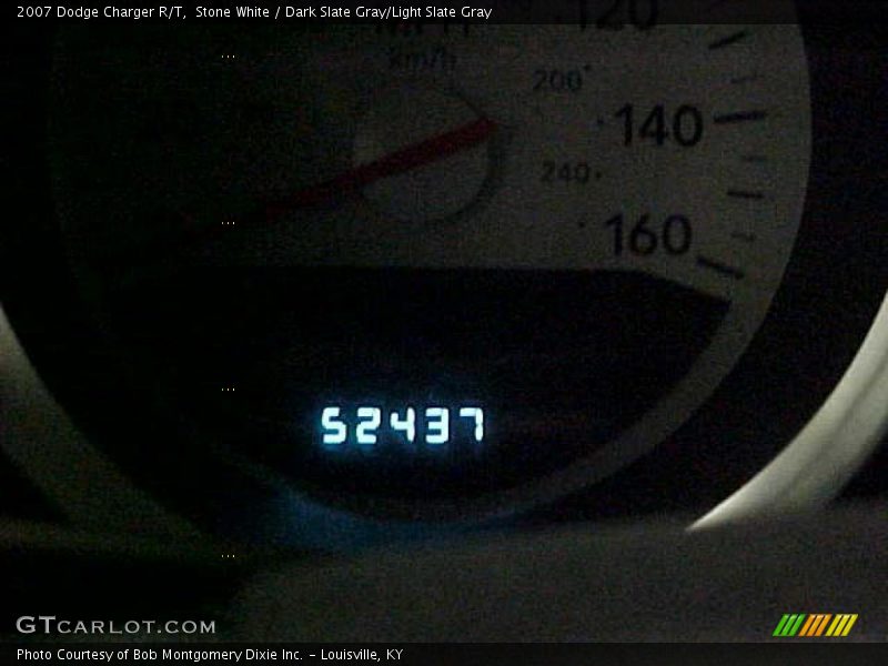 Stone White / Dark Slate Gray/Light Slate Gray 2007 Dodge Charger R/T