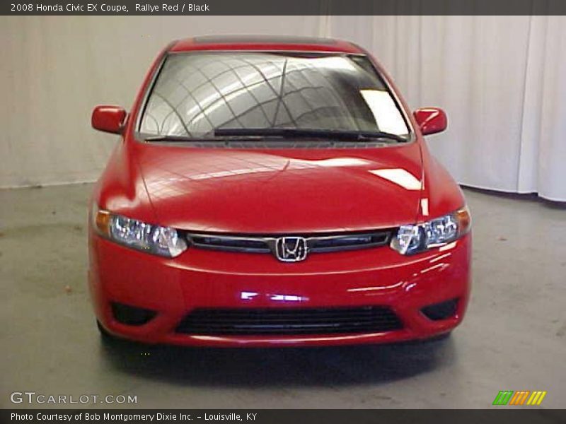 Rallye Red / Black 2008 Honda Civic EX Coupe