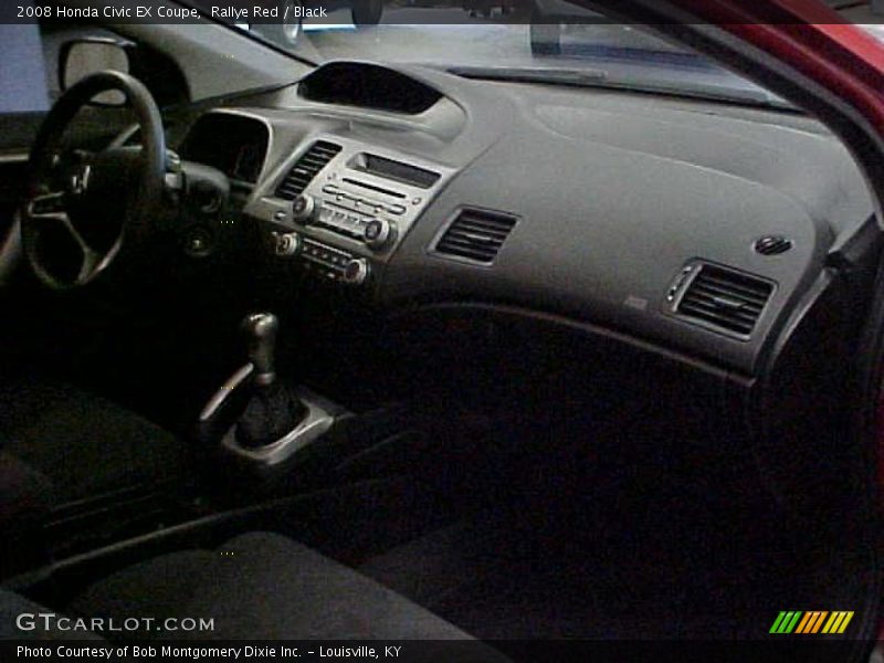 Rallye Red / Black 2008 Honda Civic EX Coupe