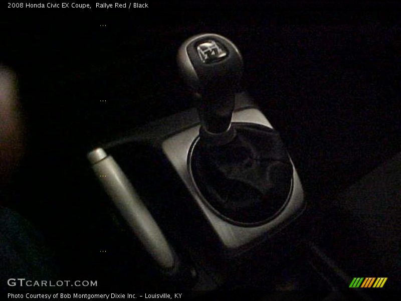 Rallye Red / Black 2008 Honda Civic EX Coupe