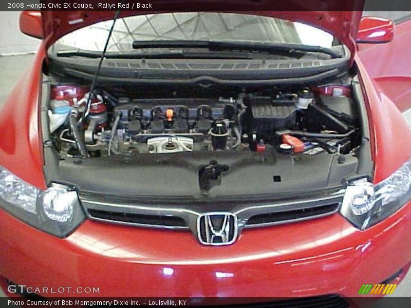 Rallye Red / Black 2008 Honda Civic EX Coupe
