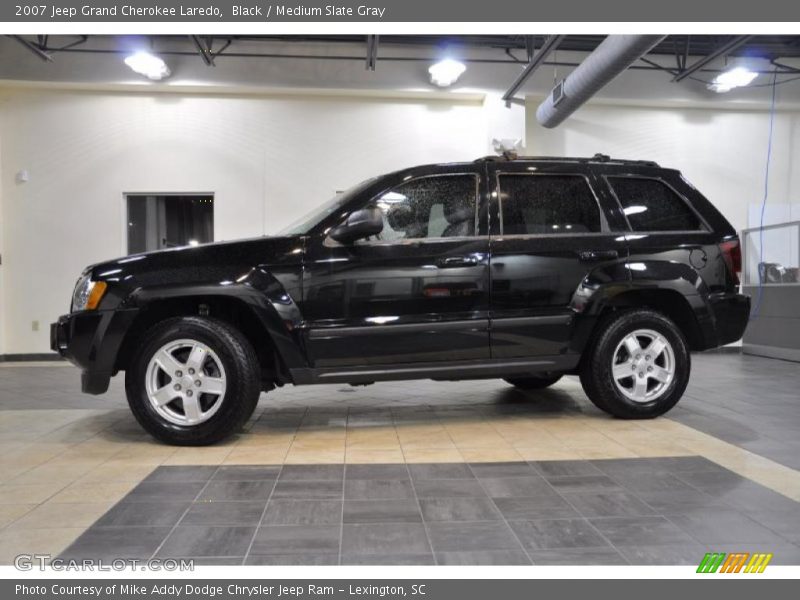Black / Medium Slate Gray 2007 Jeep Grand Cherokee Laredo